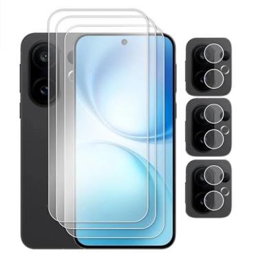 Imagem de Para Vivo X200 Pro Mini X200 FE, 6 em 1 Vidro Temperado Transparente HD Protetor de Tela Lente Filme