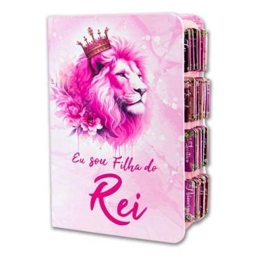 Imagem de Bíblia Sagrada Evangélica Com Índice Abas Adesivas Feminina Filha do r