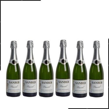 Imagem de Espumante Brasileiro Moscatel Sanber 750ml Caixa c/ 6un
