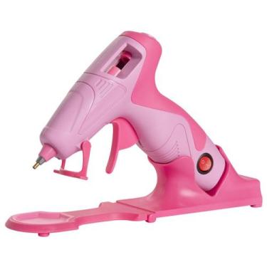 Imagem de Pistola Cola Quente Bico Fino Sem Fio Pink Artepunto