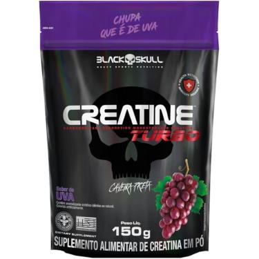 Imagem de Creatina Monohidratada Black Skull Turbo 150g Refil Energia, Força e Massa Muscular-Unissex