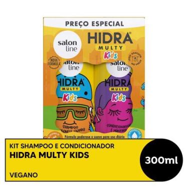 Imagem de Kit Salon Line Shampoo + Condicionador Hidra Multy Kids 300ml