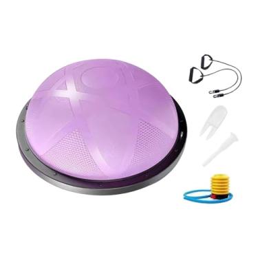 Imagem de Qraatosi Bola de Equilíbrio para Exercícios de Fortalecimento Do Core, Bola de Equilíbrio Multifuncional, Equipamento de Treino Completo para Casa E Academia, Roxo
