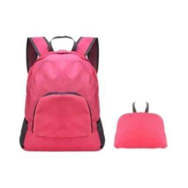 Imagem de Mochila De Viagem Unissex Leve E Dobrável, Bolsa De Ombro Portátil Par