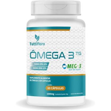 Imagem de Ômega 3 MEG-3 (18% EPA 12% DHA) 60 Capsulas de 1000mg TuttiFlora-Unissex