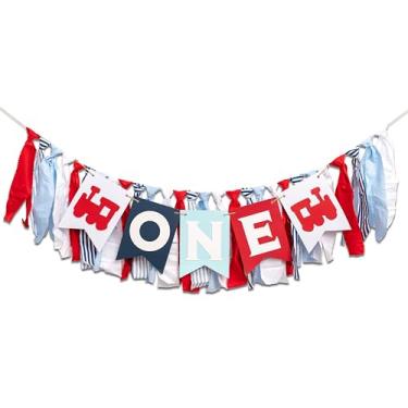 Imagem de CANTLY Banner de cadeira alta de trem - Decorações de faixa de festa de aniversário de trem, faixa de 1º aniversário, trem, primeiro aniversário, faixa de borla de fio de cadeira alta de aniversário