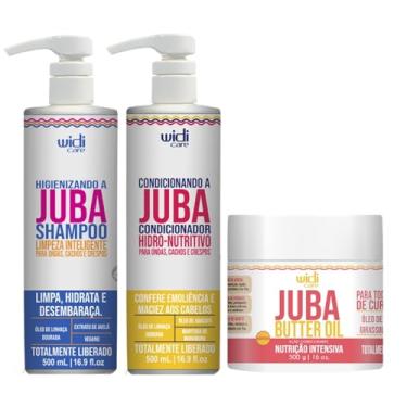 Imagem de Kit Widi Care Juba Hidro-Nutritivo – Shampoo + Condicionador + Butter Oil