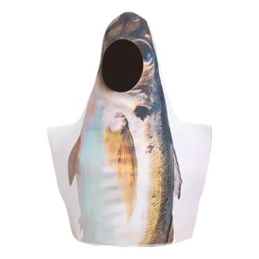 Imagem de Fiocias Fantasia de Peixe, Fantasia de Animal Marinho para Carnaval, Apresentação de Palco e Interpretação de Papéis