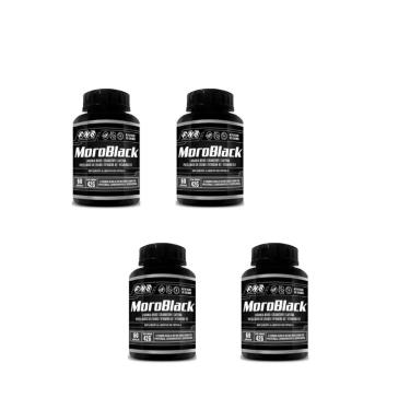 Imagem de Kit 4 Moroblack FNB Laranja Moro + Cafeína 4x60 Caps Flora Nativa-Unissex