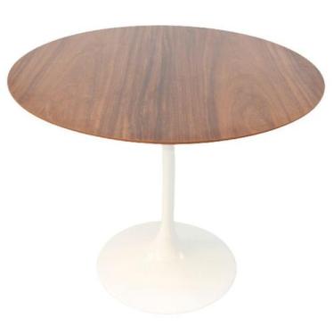 Imagem de Mesa de Jantar Tulipa Saarinen Redonda 130 cm - Imbuia - Personal Move