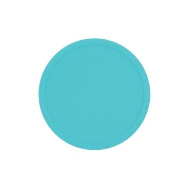 Imagem de Porta-copos espessos para copos – Porta-copos redondos com design de bandeja profunda, lavável, resistente ao calor, durável, para mesas de café, mesas de madeira, cozinha e bar