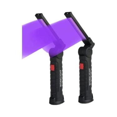 Imagem de Lanterna De Luz Negra 395NM UV Com 5 Modos, Recarregável via USB, Lant