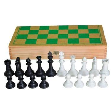 Imagem de Brinquedos Educativos Jogo Xadrez Oficial Com Estojo