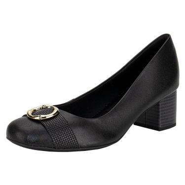 Imagem de Sapato Feminino Salto Grosso Usaflex Ma0804