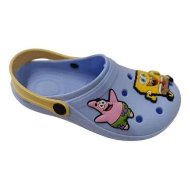Imagem de Sandália Fechada Bob Esponja Desenho Infantil Patrick Dupla - Genérica