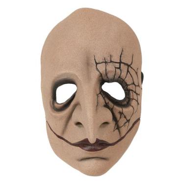 Imagem de Máscara Halloween Scary Cracked Nose Wizard Resin Full Face - yiweisai