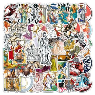 Imagem de Adesivos de vinil impermeável da mitologia grega 51 unidades para adul
