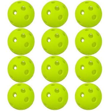 Imagem de Bolas de Pickleball, 12 pacotes, treino interno, 26 buracos - Gloome S