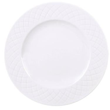 Imagem de Prato de Porcelana Branca 27cm Raso Jantar Tramontina Ingrid Cozinha Servir Entradas Mesa Posta