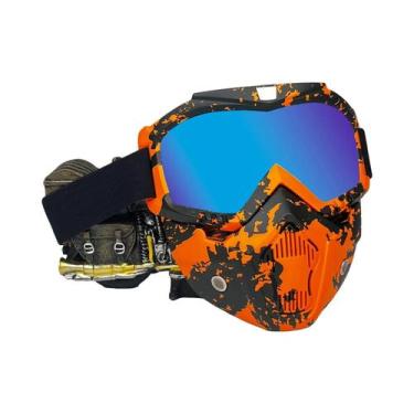 Imagem de Máscara De Capacete De Motocross Respirável E À Prova De Poeira Para M