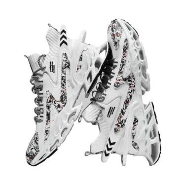 Imagem de Tênis Casuais Masculinos Respiráveis Para Corrida, Luxuosos, Estilo Fa