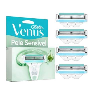 Imagem de Carga Aparelho Gillette Venus Pele Sensível 4, 4 unidades