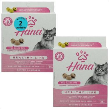Imagem de Snack hana healthy life pill guard disfarça comprimidos 25g para gatos
