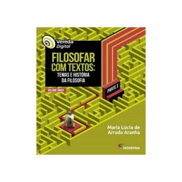Imagem de Livro - Filosofar com textos - moderna