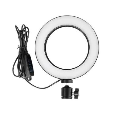 Imagem de Ring Light 8 Polegadas Iluminação Profissional 3 Cores - Orquezz