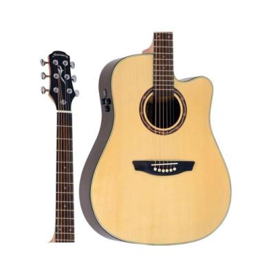 Imagem de Violão Strinberg Dublin DE-50SC N Folk Elétrico Natural Brilhante Tamp