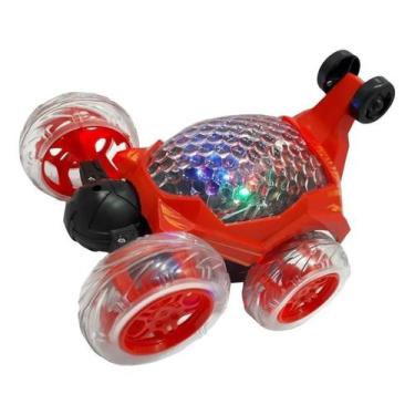 Imagem de Carro De Controle Remoto Crazy Recarregavel Vermelho DmToys - Dm Toys