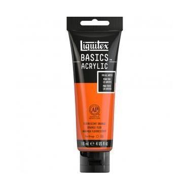 Imagem de Tinta Acrílica Liquitex Basics 118ml 982 Flourescent Orange