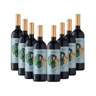Imagem de Combo de Vinhos Sem Álcool Tinto Meio Seco Bordô Despido - 750mL - Nac