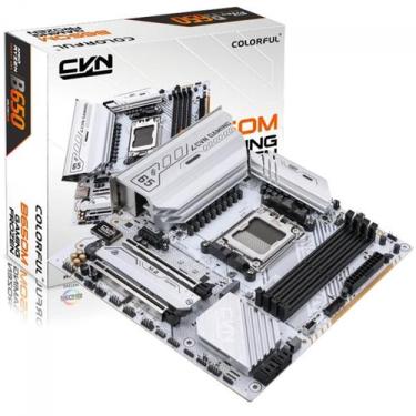 Imagem de Placa Mãe Colorful CVN B650M Gaming Frozen V14, Chipset B650, AMD AM5,
