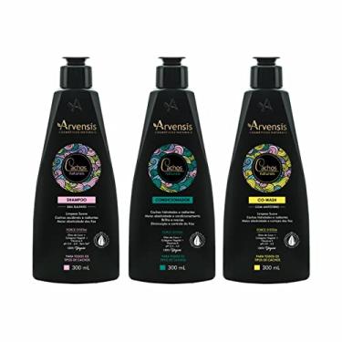 Imagem de Kit Arvensis Cachos Shampoo Condicionador Co-wash