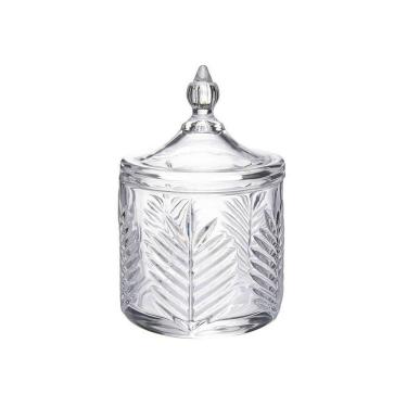 Imagem de Bomboniere De Cristal Stella Palmeira 10X15,5Cm Lyor