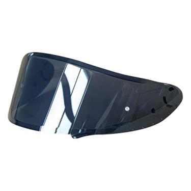Imagem de Baoblaze Capacete viseira para capacete X14 óculos de motocicleta lente completa - cinza
