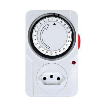 Imagem de Timer Temporizador Analógico Multiuso 24 Horas - Gc