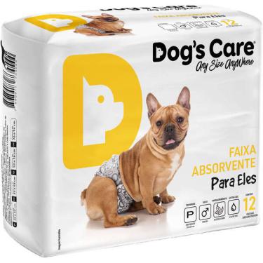 Imagem de Faixa Absorvente Dog's Care Ecofralda Gel para Macho com 12 Unidades - Tam. P