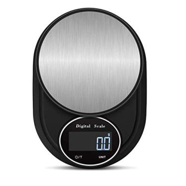 Imagem de balanças de cozinha digitais, balanças de cozinha digitais balanças de alimentos balanças de pesagem elétricas de medição, display lcd, armazenamento compacto, limpeza fácil