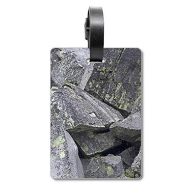 Imagem de Dark Stone Pieces Papel de parede, rachaduras, musgo, mala, etiqueta para bagagem, cartão de armazenamento, etiqueta