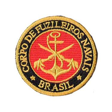 Imagem de Patch Bordado - Simbolo Fuzileiros Navais Brasil - Mr40011-11 Fecho de Contato