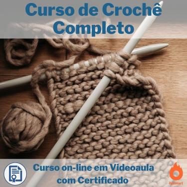 Imagem de Curso on-line em videoaula de Crochê Completo com Certificado