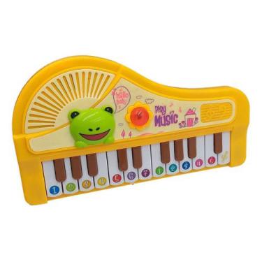 Brinquedo Teclado Piano Moranguinho Animais Musical Infantil - Cem