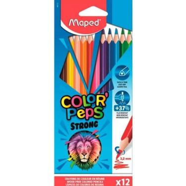 Imagem de Lápis De Cor Colorpeps Strong - 12 Cores - Maped -