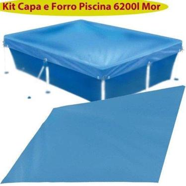 Imagem de Kit Capa E Forro De Proteção Para Piscina Mor 6200L Envio24H