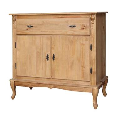 Imagem de Buffet Balcão de Cozinha de Madeira Antique 100 cm com 2 Portas e 1 Ga