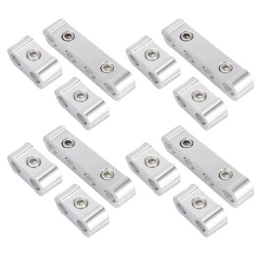 Imagem de Unifizz Conjunto de 4 kits de separadores de fios de vela de ignição de 8 mm, kit de alumínio para separadores de fios de vela de ignição, separadores de fios de ignição, divisor de fio de vela de