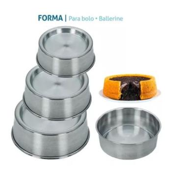 Imagem de Conjunto De Forma Vulcão Assadeira Redonda Ballerine Vulcão Pool Pisci