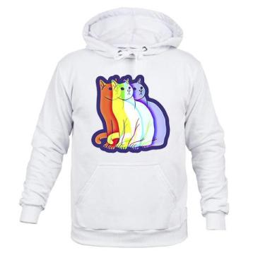 Imagem de Moletom Algodão Inverno Cat Espect - Surprass, Branco, GG